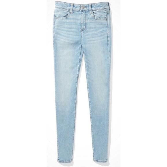 AE Next Level Stretch Light Denim Skinny Jegging Jeans - Picture 4 of 5